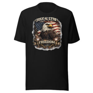 July 4 1776 Patriotic Eagle Shirt