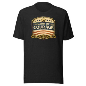 Land of Courage Patriotic USA Shirt