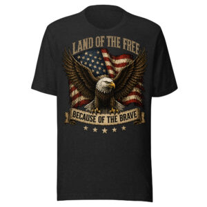 Eagle American Flag Tee